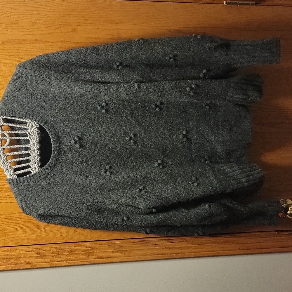 Gap Bobble Cluster Charcoal Heather XL Tall sweater